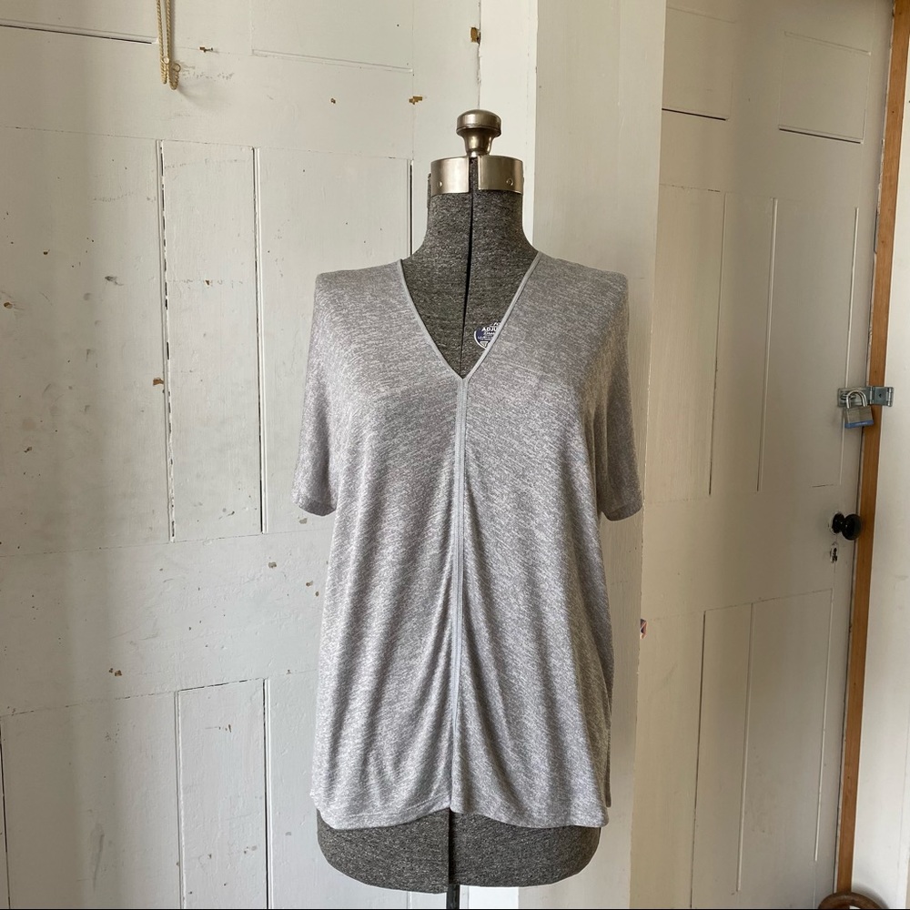 Vince Center Front Seam Oversized Dolman Blouse